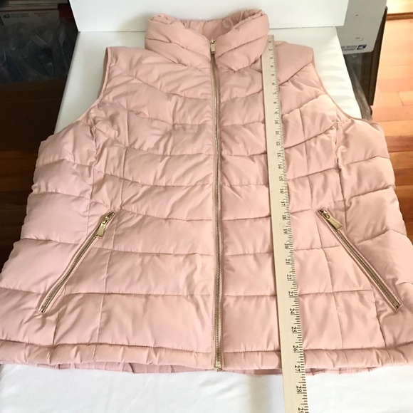 CALVIN KLEIN Puffer Vest Jacket Pink Blush NWOT Women’s Plus Size 2X - Picture 14 of 16